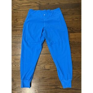Lululemon Jogger 28 Blu Yoga Pants LW5DH7S Size 14